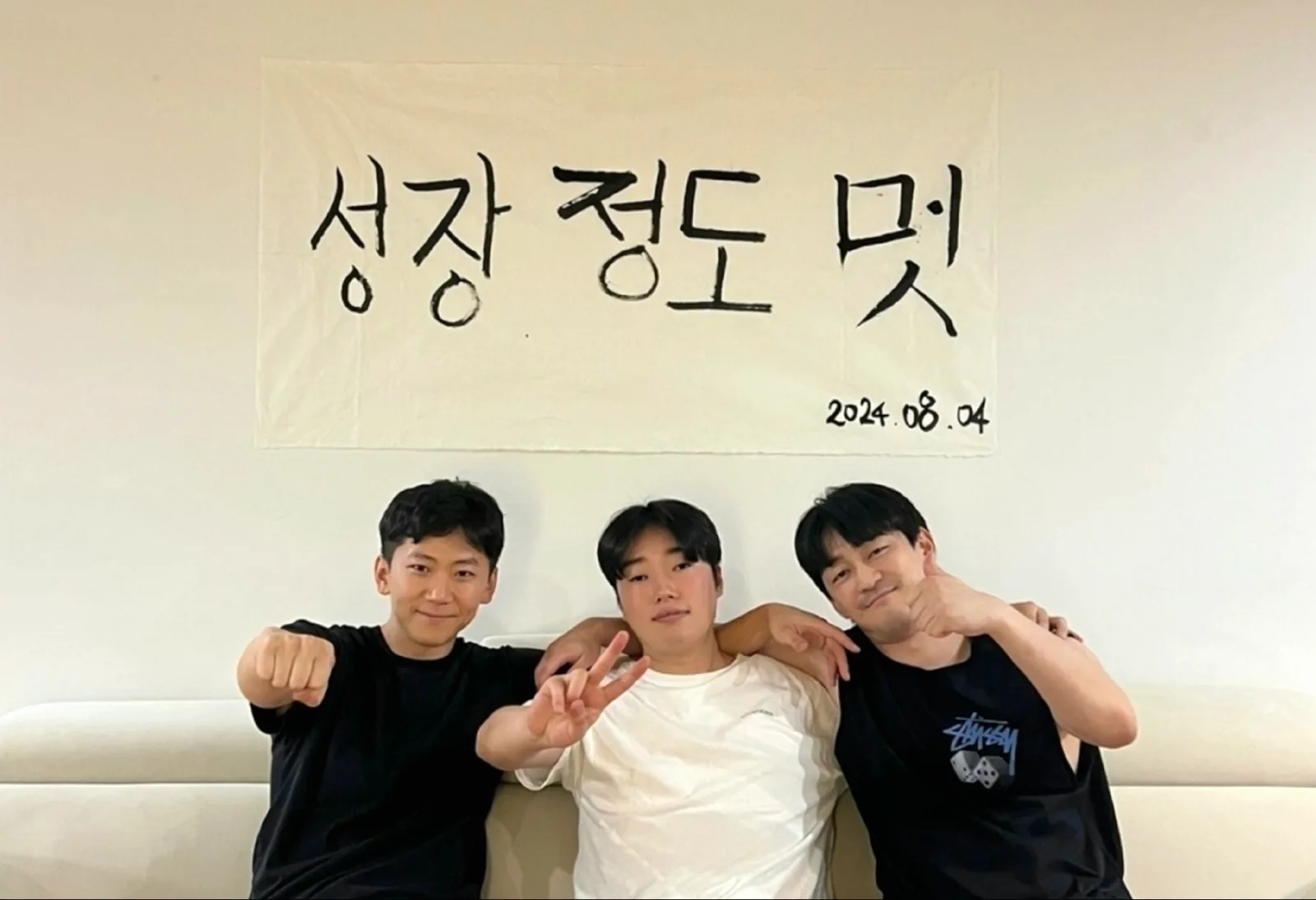 그들과 다시 한번 다지는 마야크루의 방향성 - 루피(왼쪽), 볼트(가운데), 코너(오른쪽)