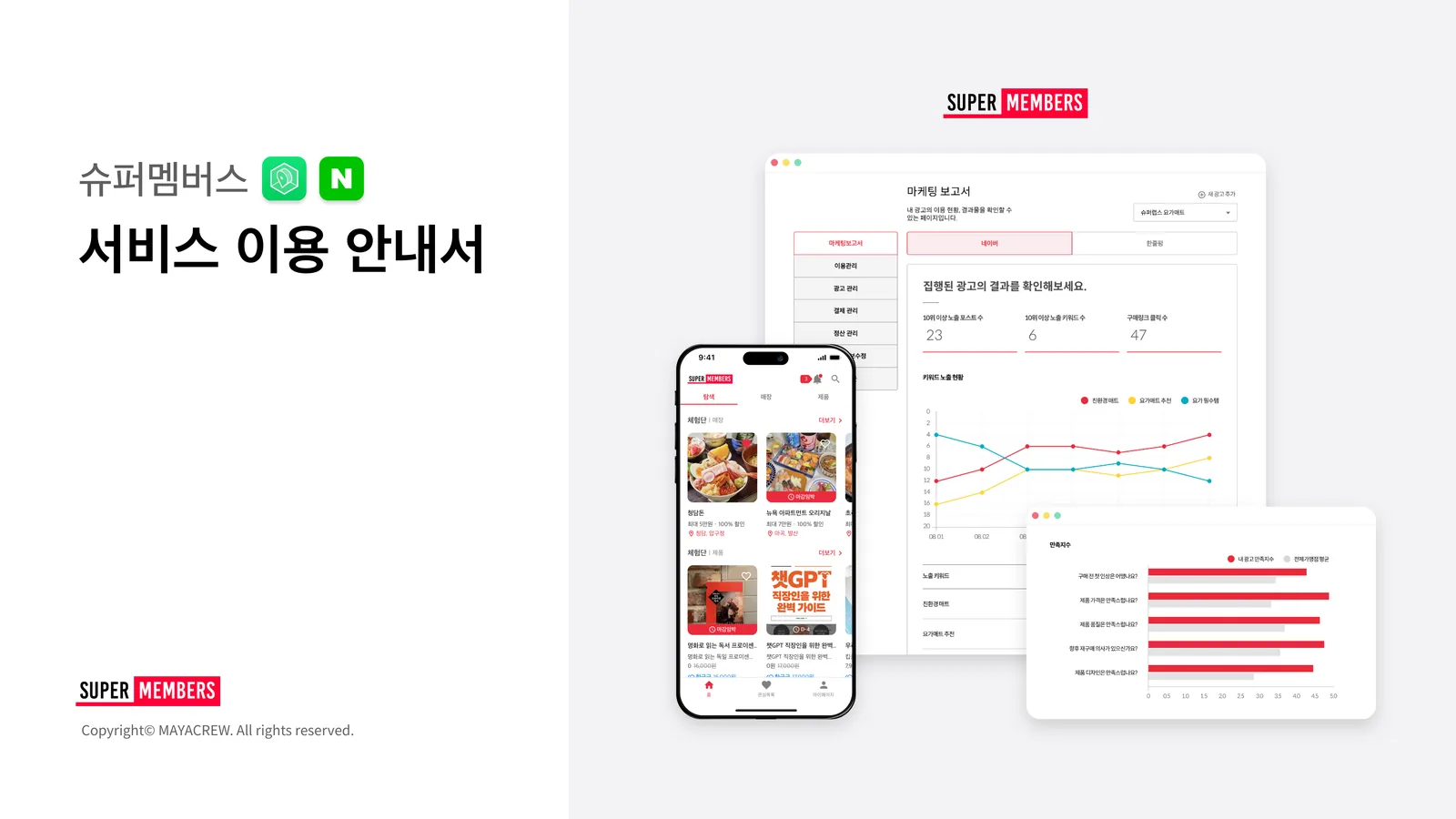 SuperMembers 마케팅 구독 서비스