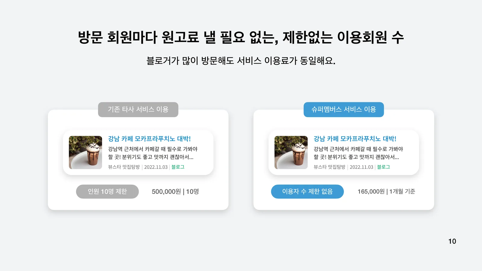 방문 회원 수 제한없는, 합리적 가격